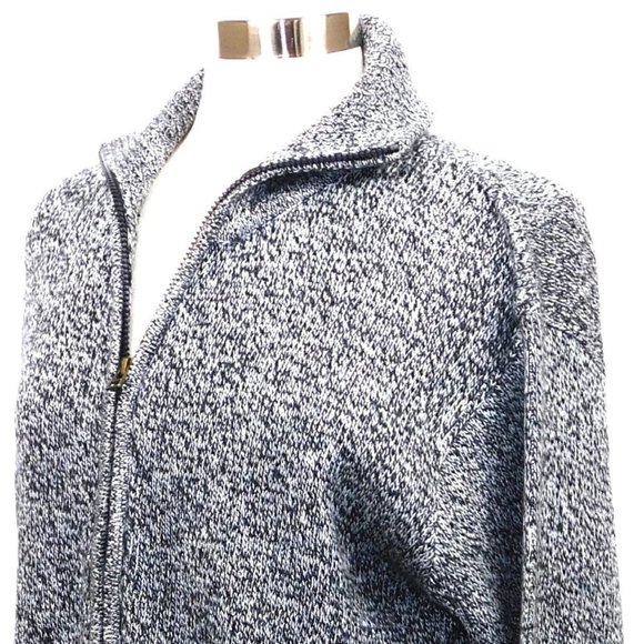 Vintage Tally HO Grey Heather Full Zip Cardigan - Picture 8 of 12
